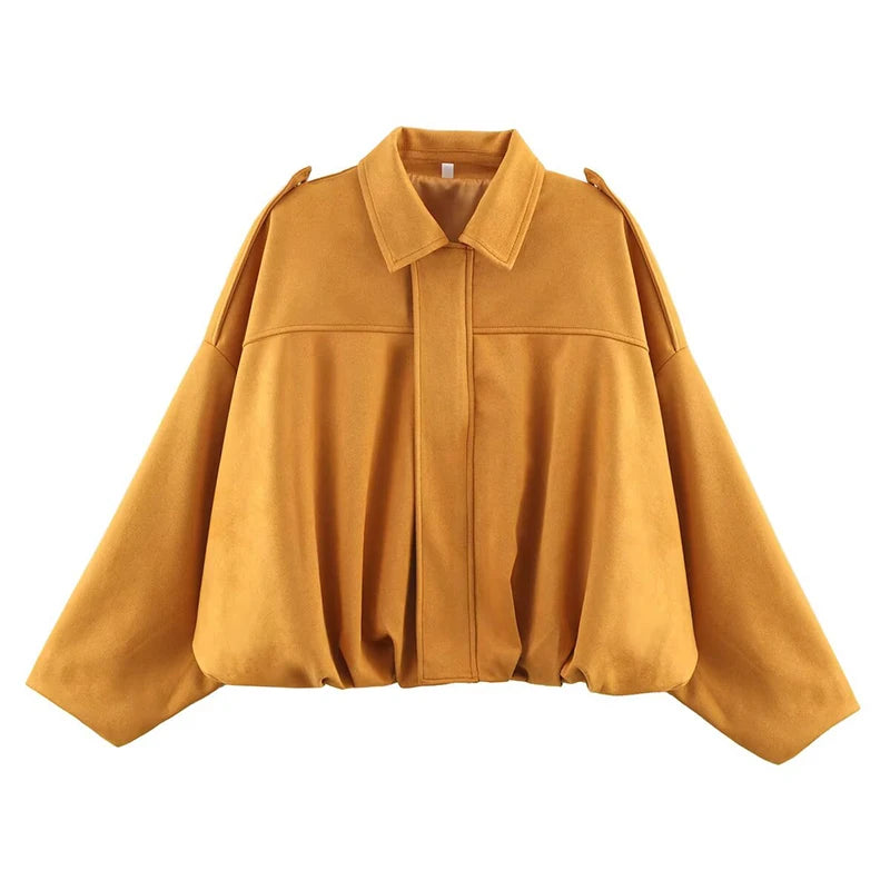 Vintage Oversized Women’s Bomber Jacket