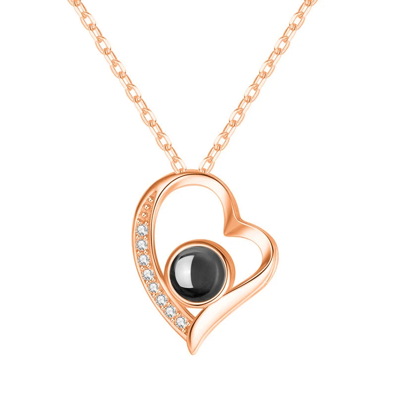 Custom Photo Projection Necklace