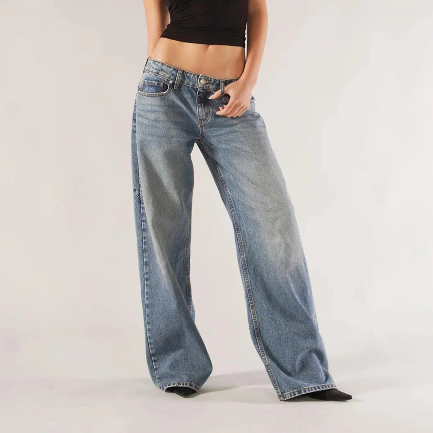 Women's Vintage Y2K Baggy Boyfriend Jeans