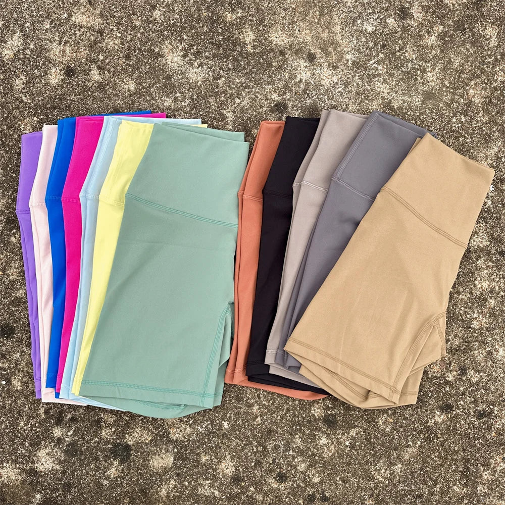 High Waist Squat Proof Fitness Shorts