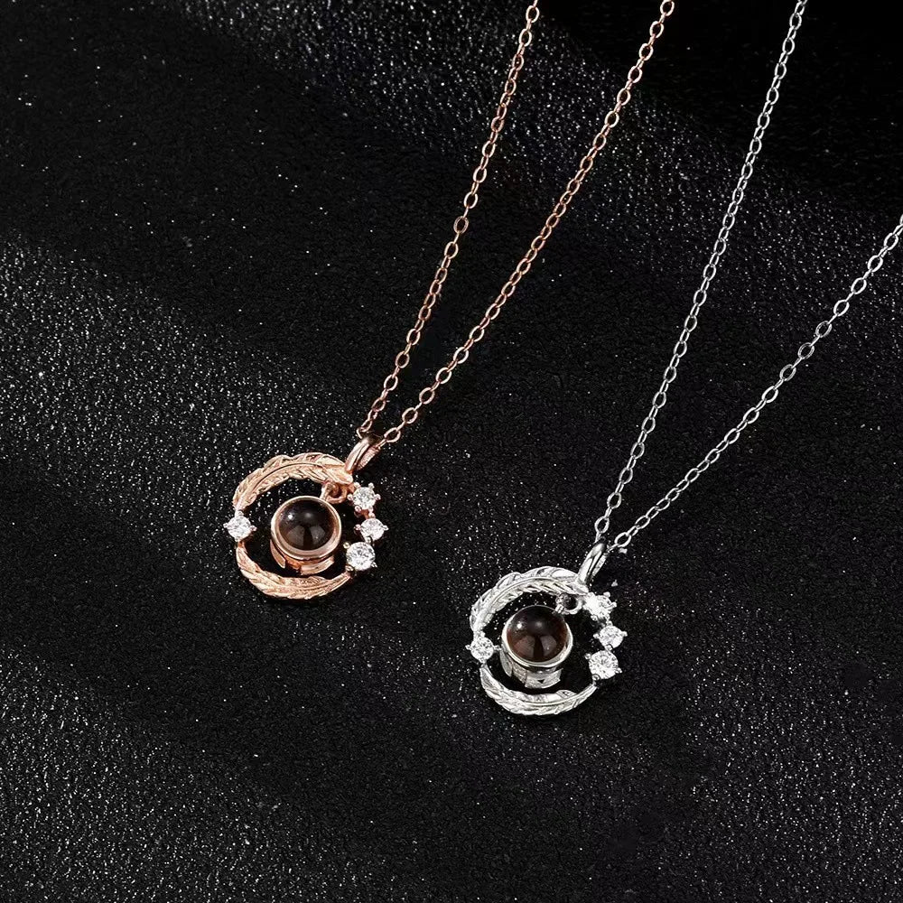 Custom Photo Projection Necklace