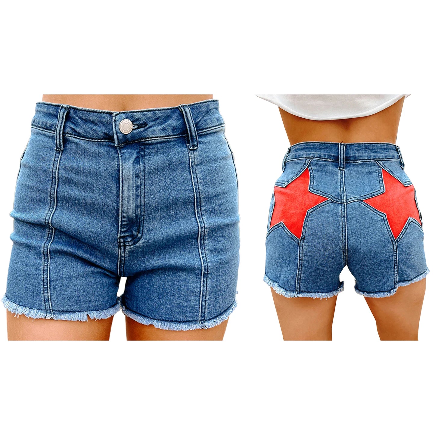 Women's Y2K Star Print Baggy Jeans