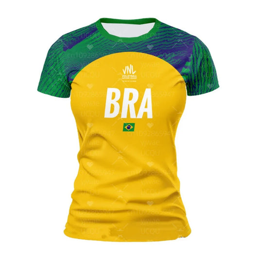 Brazil VNL Volleyball Jersey T-Shirt