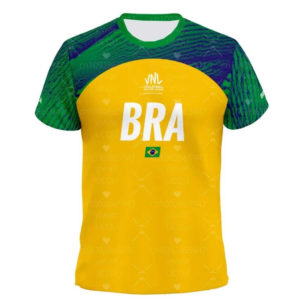 Brazil VNL Volleyball Jersey T-Shirt