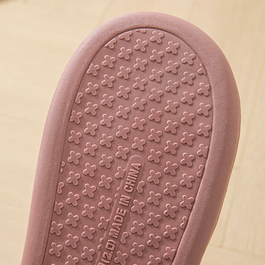 Women's Plush Non-Slip Indoor Slippers