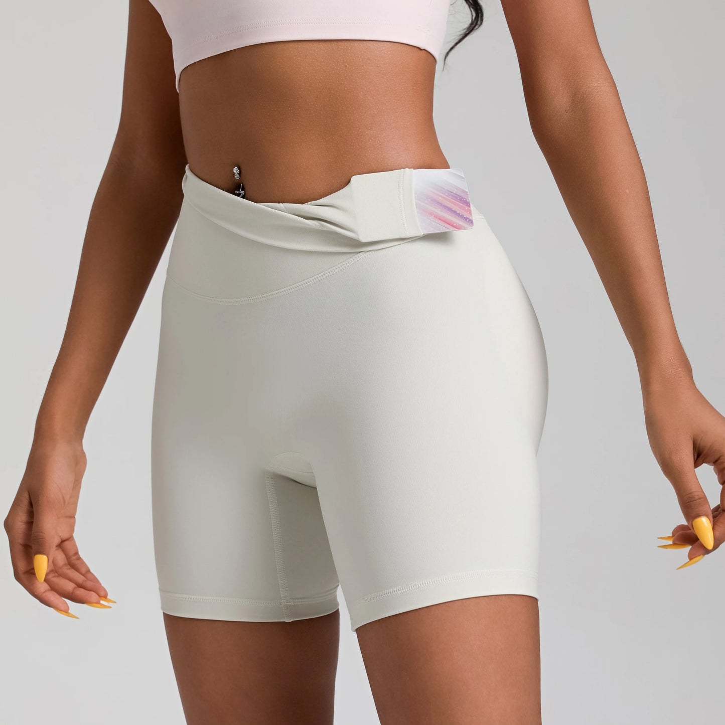 High Waist Squat Proof Fitness Shorts