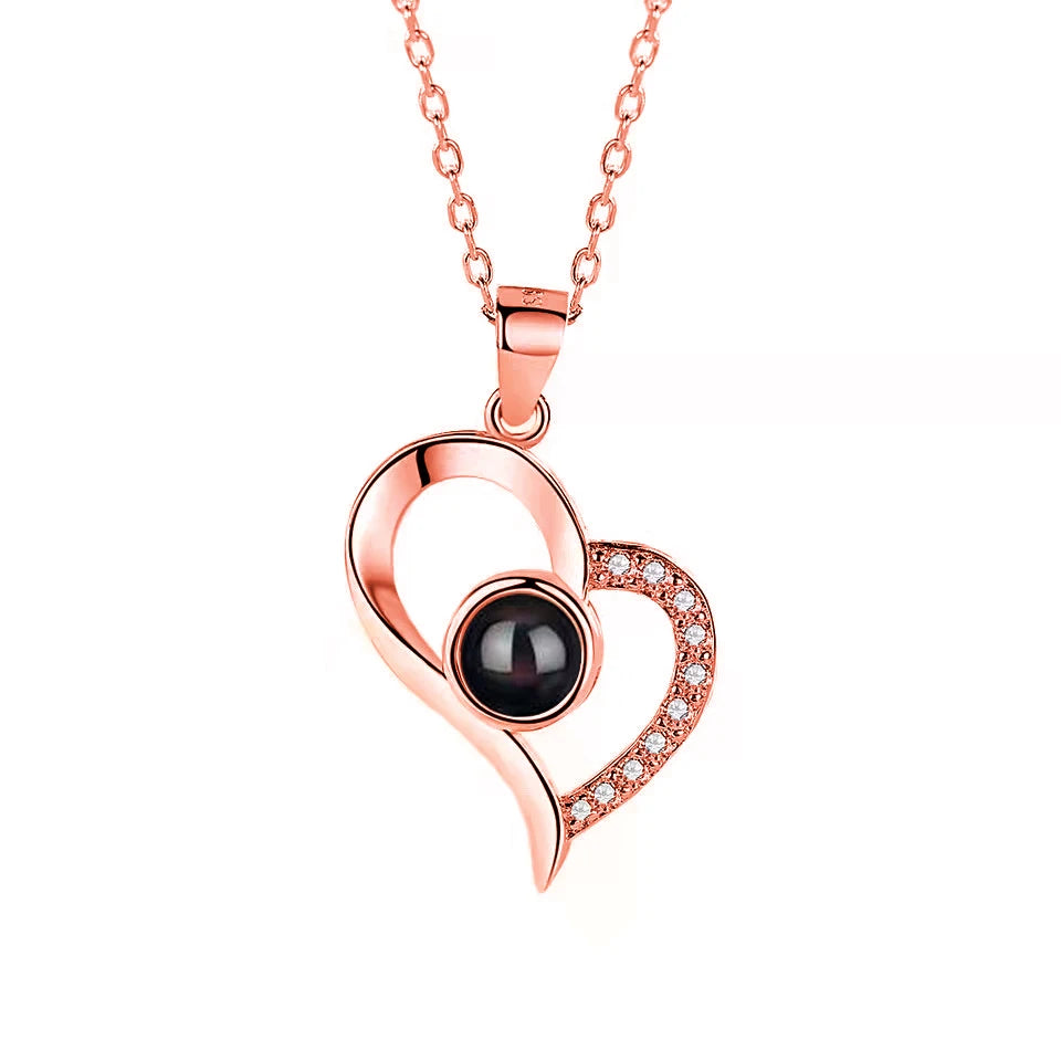 Custom Photo Projection Necklace