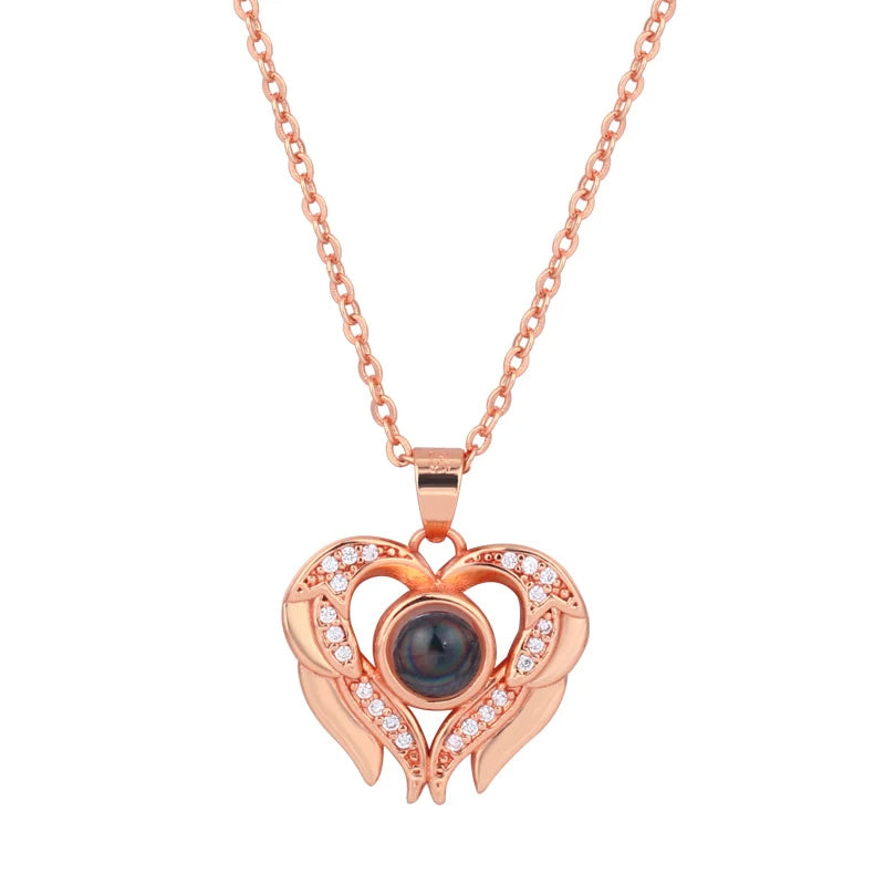 Custom Photo Projection Necklace
