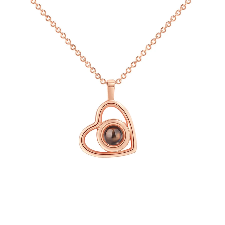 Custom Photo Projection Necklace