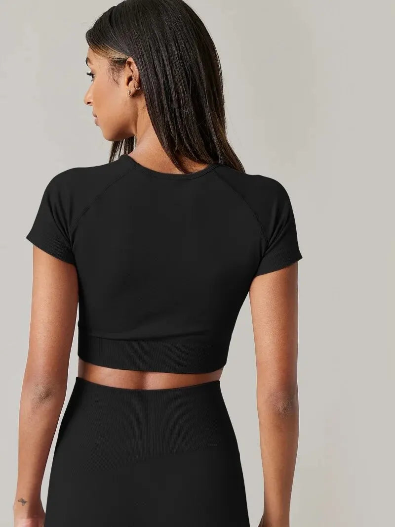 Seamless Women’s Fitness Yoga Top