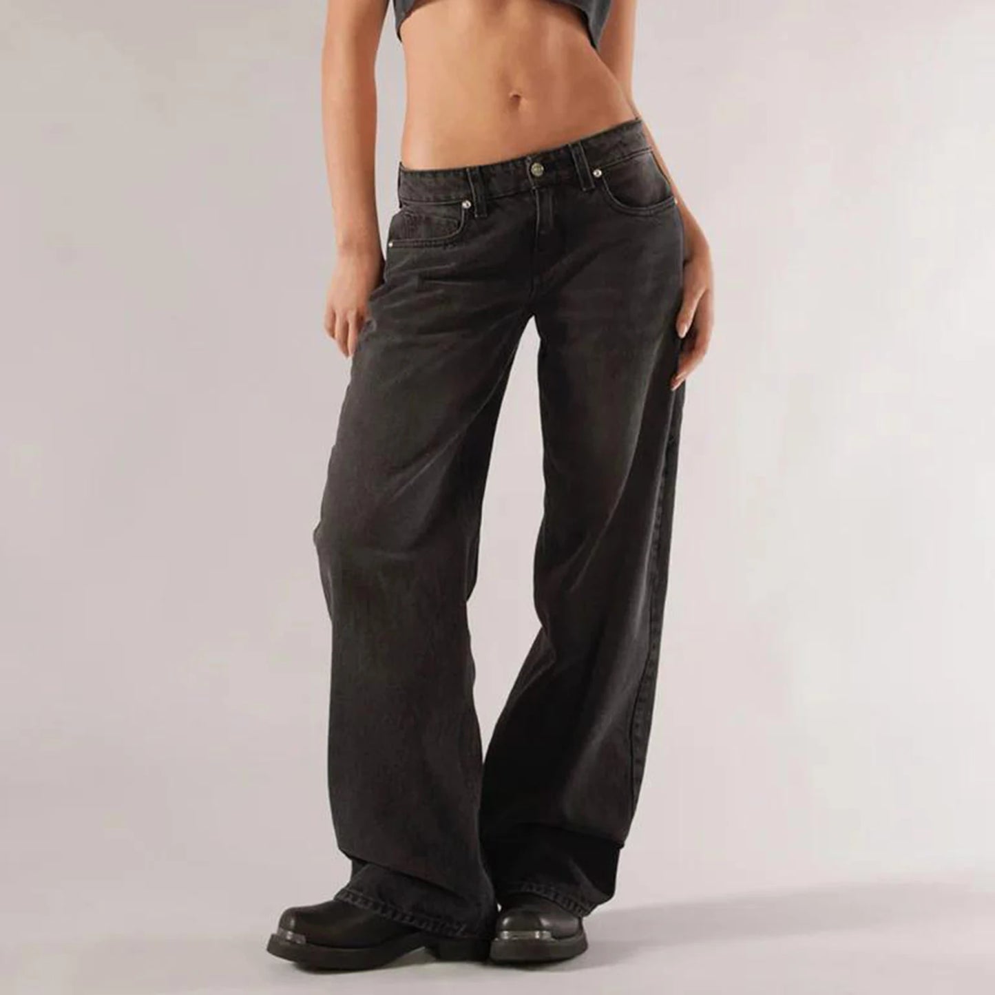 Women's Vintage Y2K Baggy Boyfriend Jeans