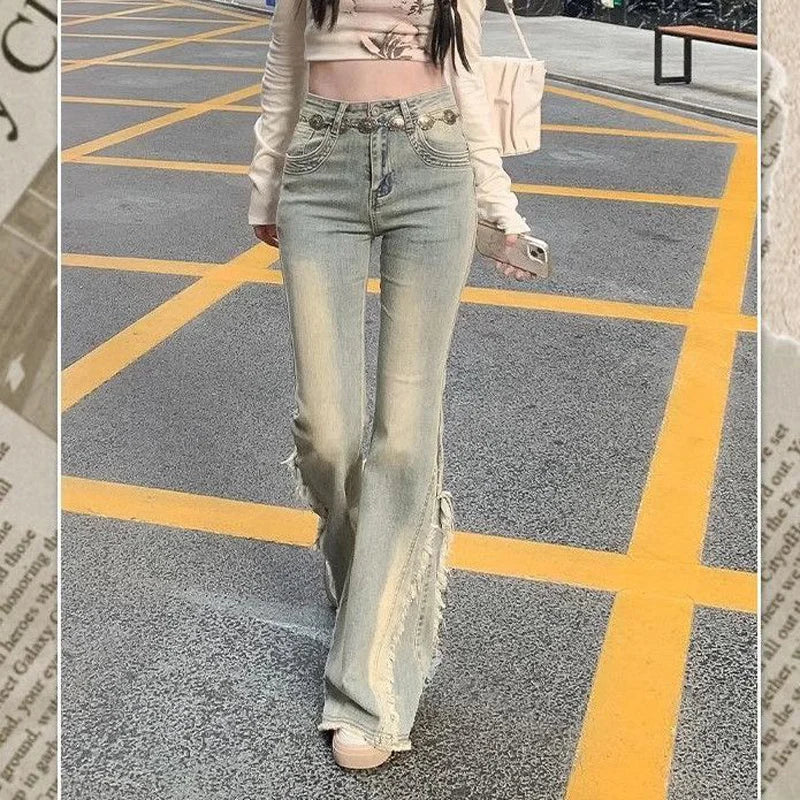 Women's Vintage 90s Wide Leg Jeans