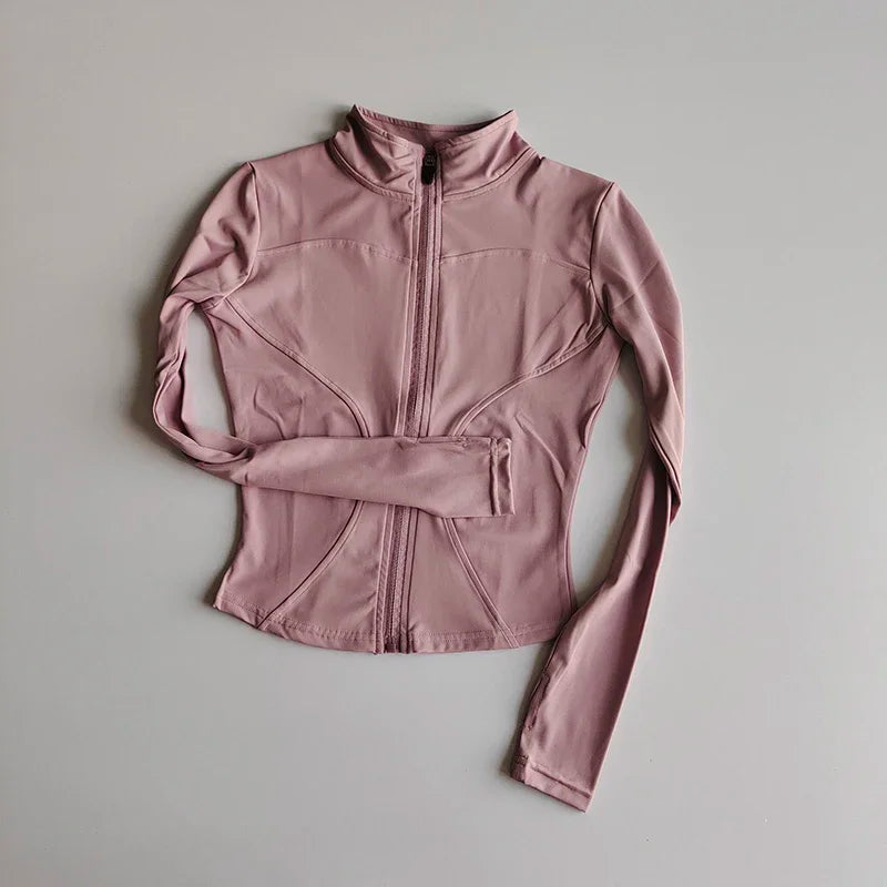 Slim Fit Quick Dry Sports Zip Jacket