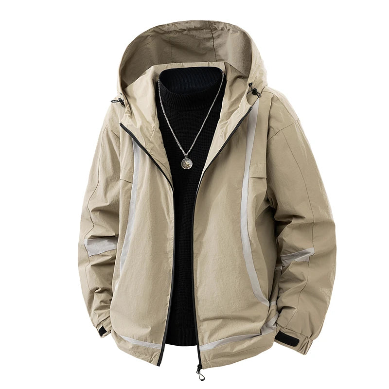 Women's Hooded Outdoor Windbreaker Jacket