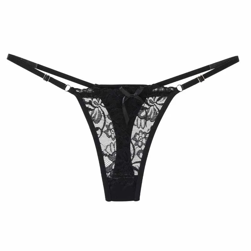Women's Lace Adjustable Low-Rise Thong