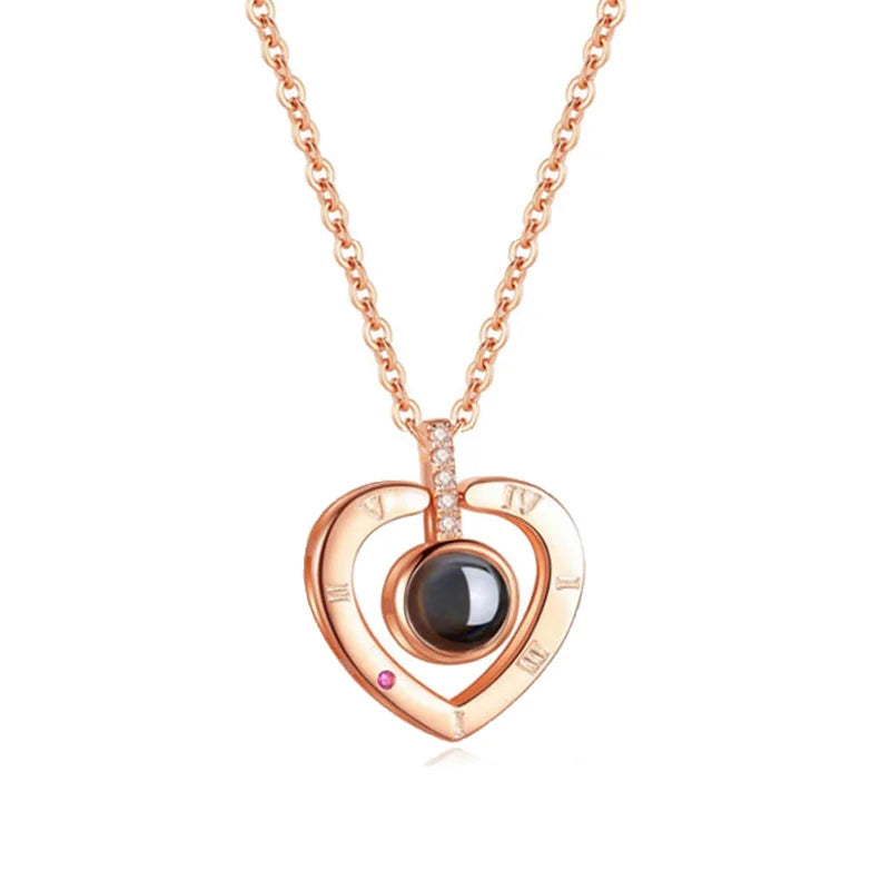 Custom Photo Projection Necklace