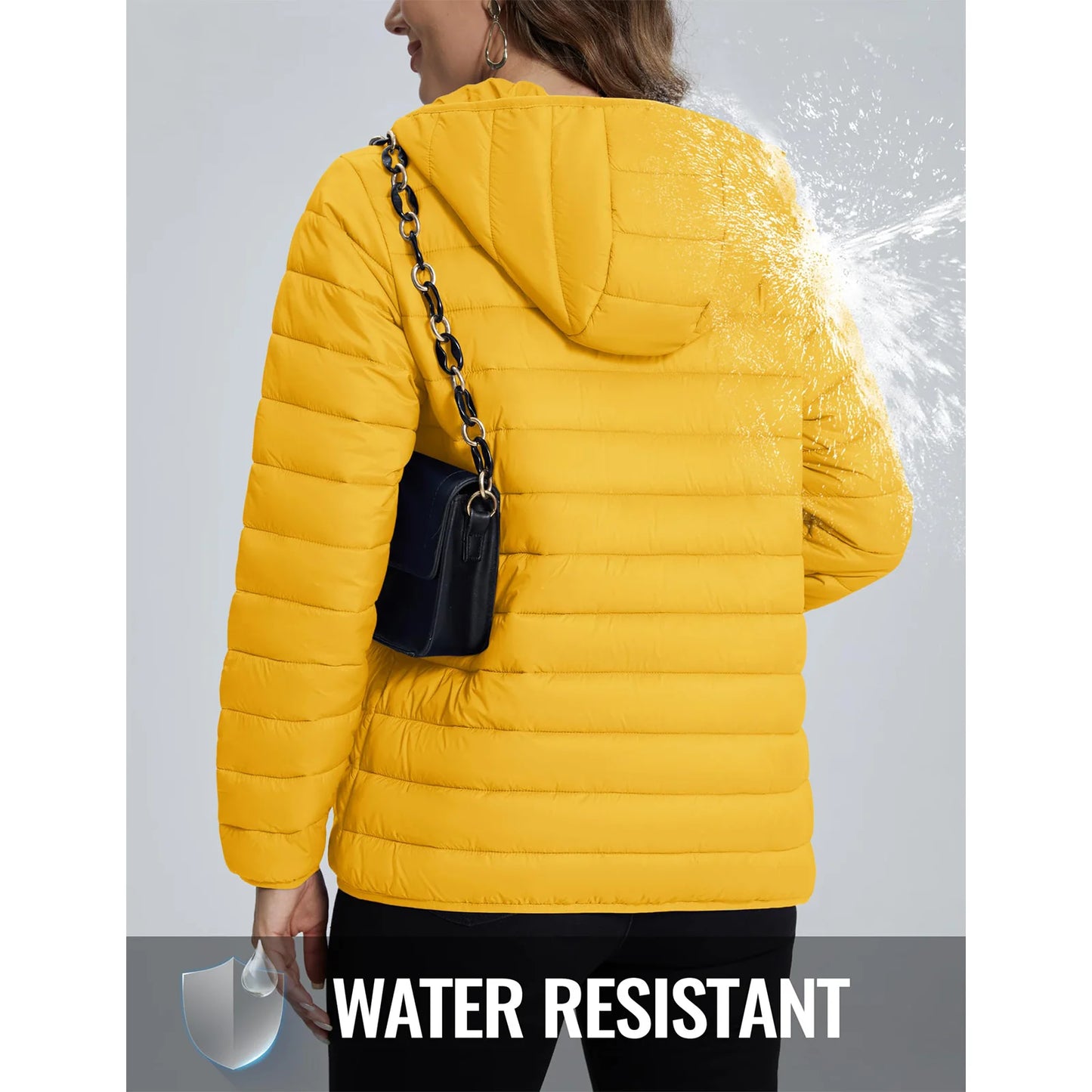 Bella Quilted Hooded Winter Jacket