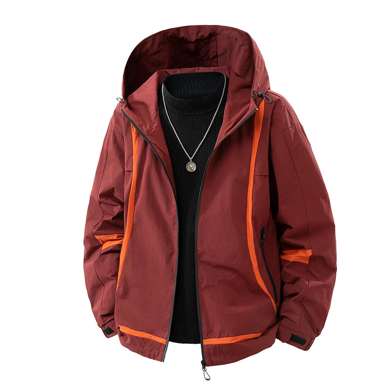 Women's Hooded Outdoor Windbreaker Jacket