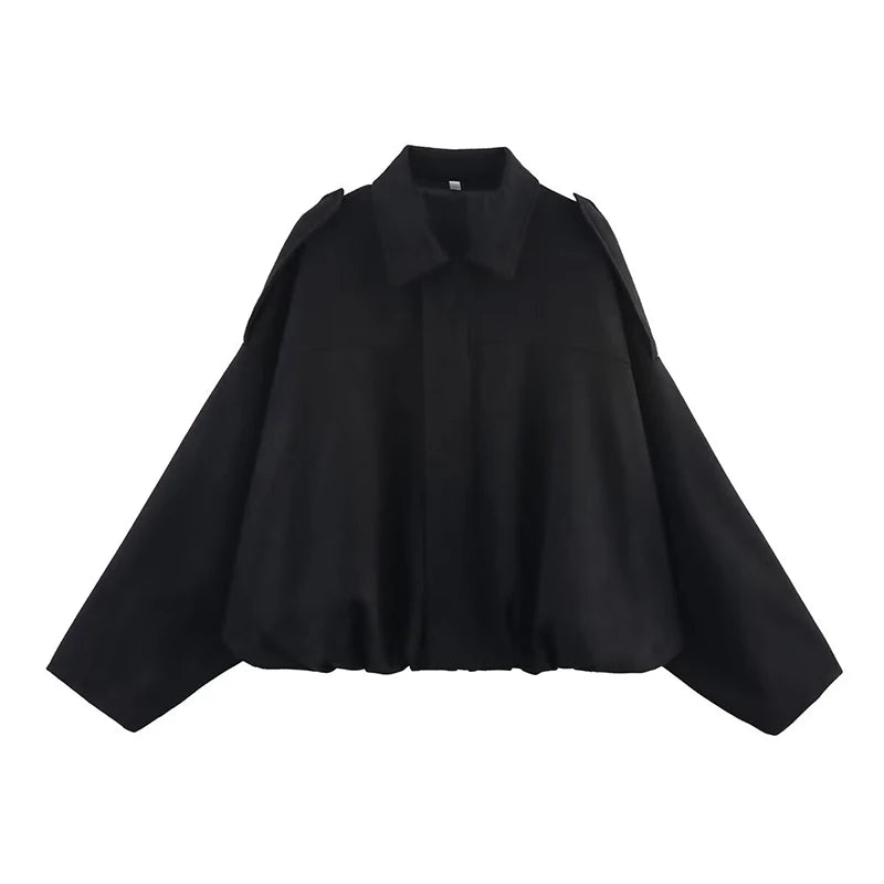 Vintage Oversized Women’s Bomber Jacket