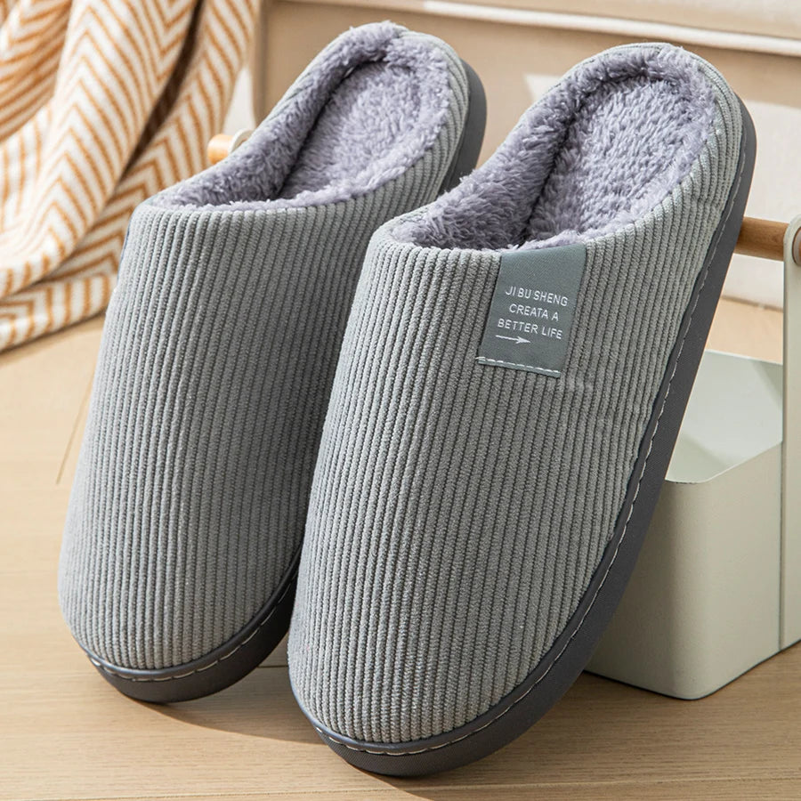 Women's Plush Non-Slip Indoor Slippers