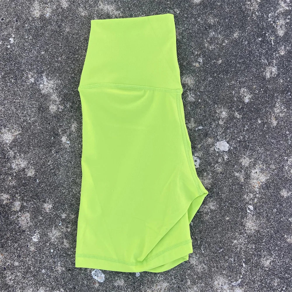 High Waist Squat Proof Fitness Shorts