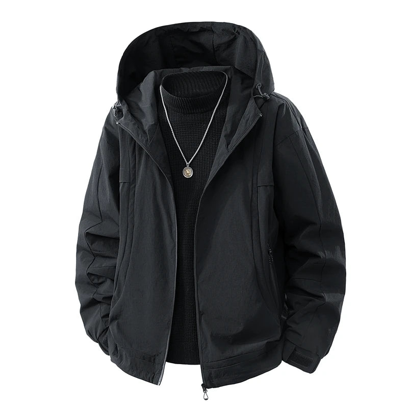Women's Hooded Outdoor Windbreaker Jacket
