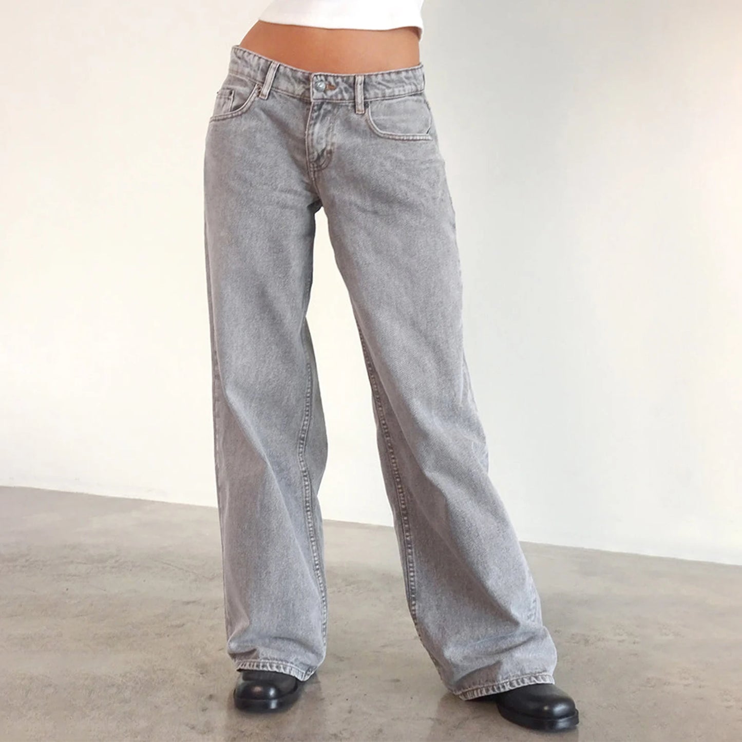 Women's Y2K Baggy Boyfriend Jeans