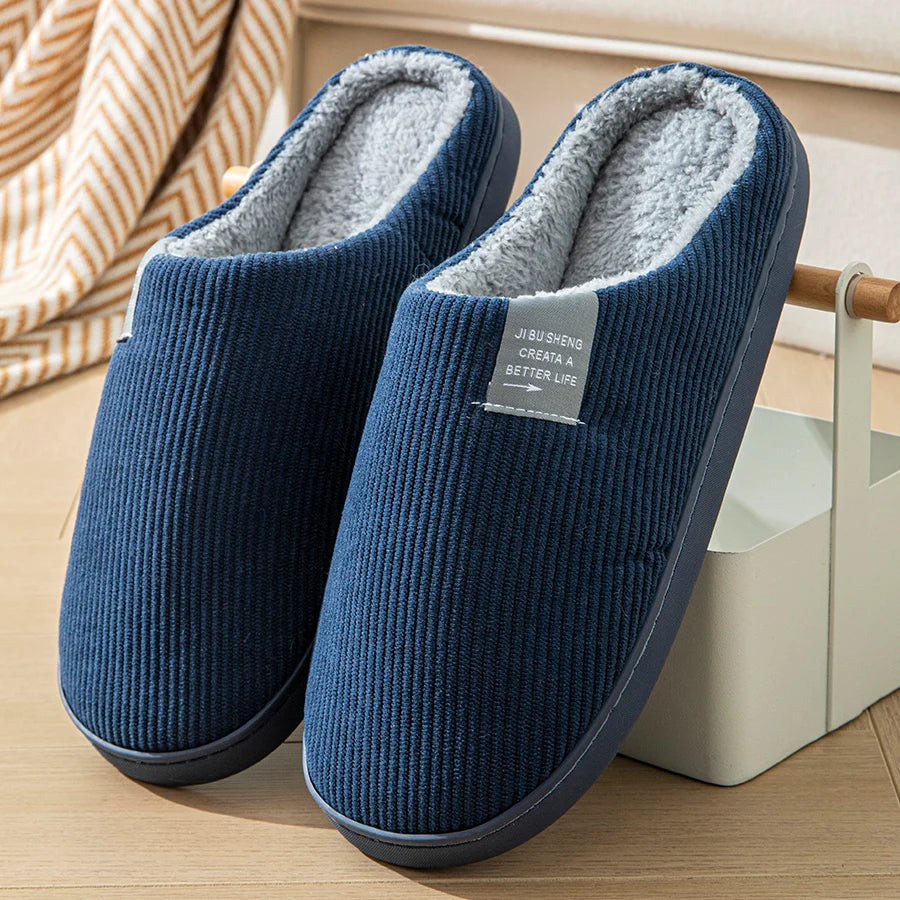 Women's Plush Non-Slip Indoor Slippers