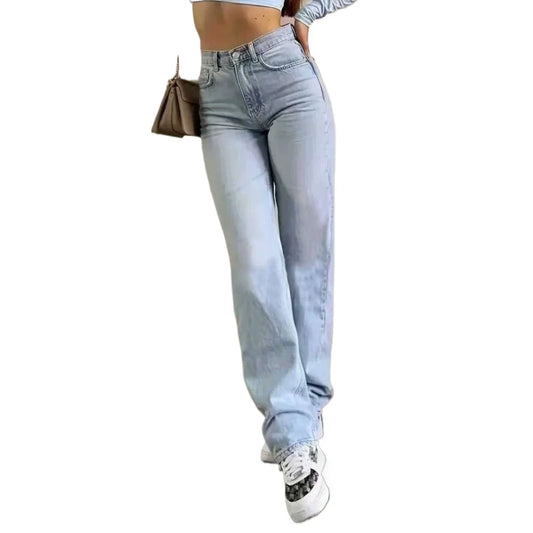 Women's High-Waisted Y2K Baggy Jeans
