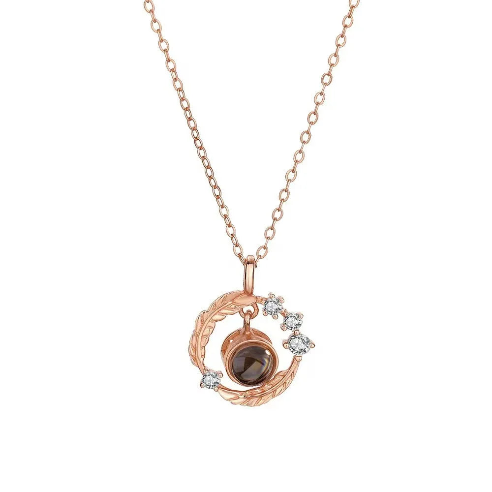 Custom Photo Projection Necklace
