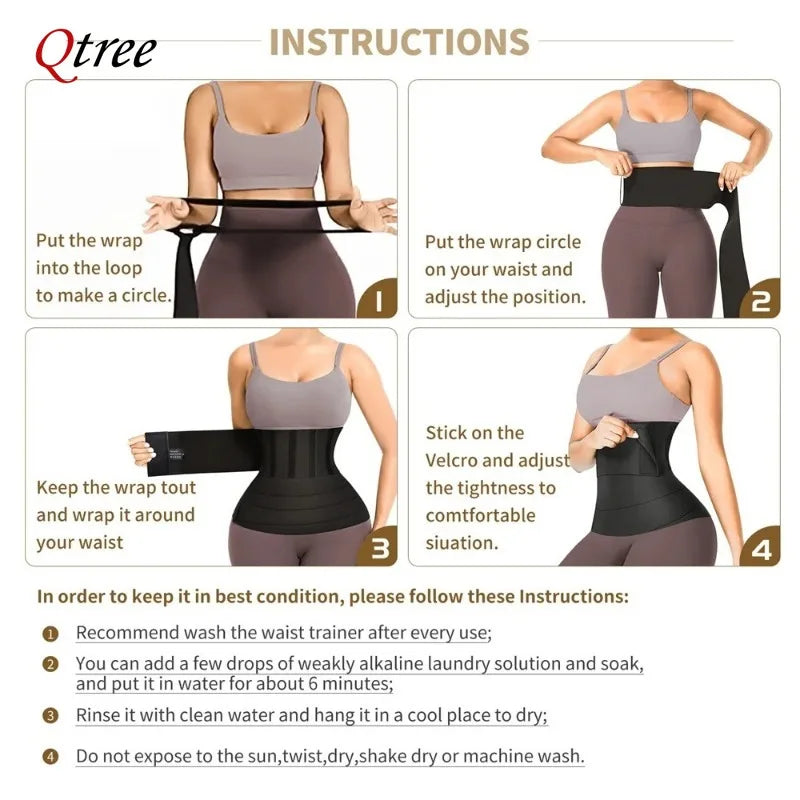Women's Waist Trainer Slimming Belt