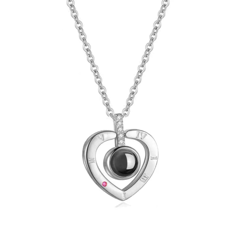 Custom Photo Projection Necklace