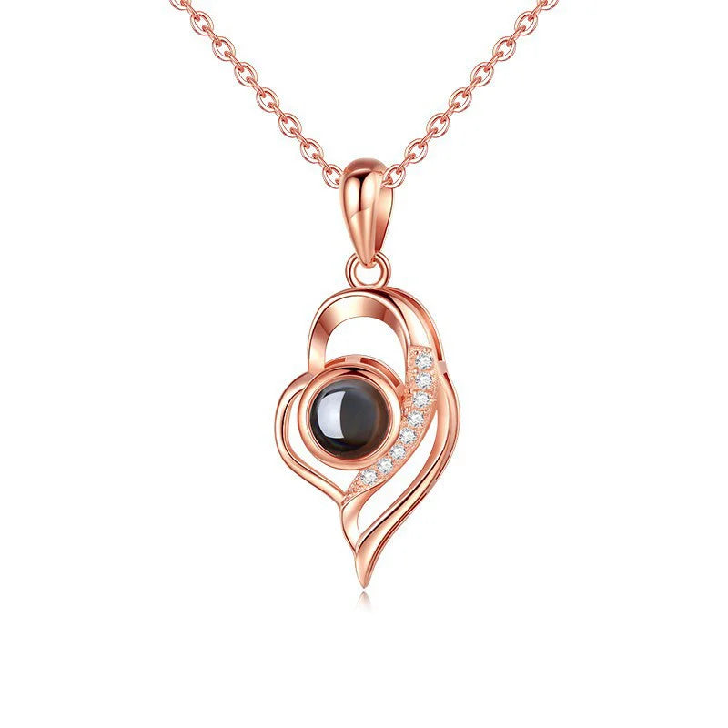 Custom Photo Projection Necklace
