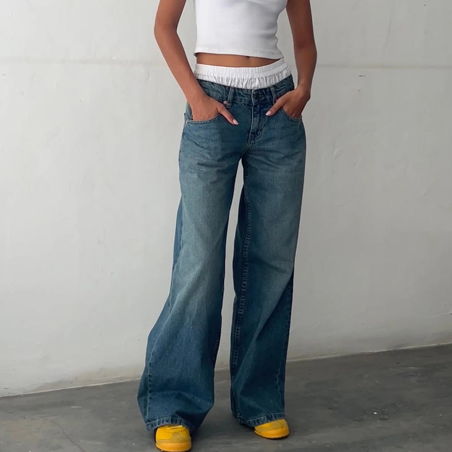Women's Y2K Baggy Boyfriend Jeans