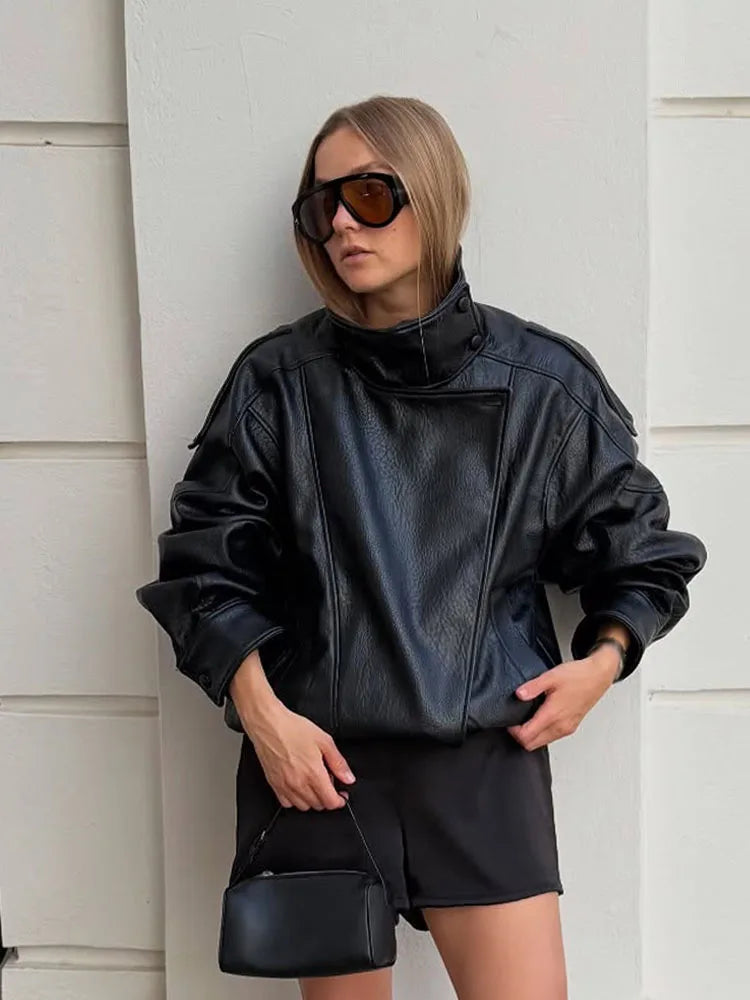 Women's Elegant Asymmetric Slim Jacket