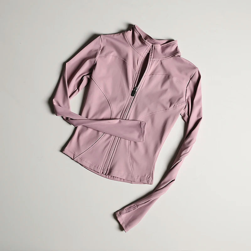 Slim Fit Quick Dry Sports Zip Jacket