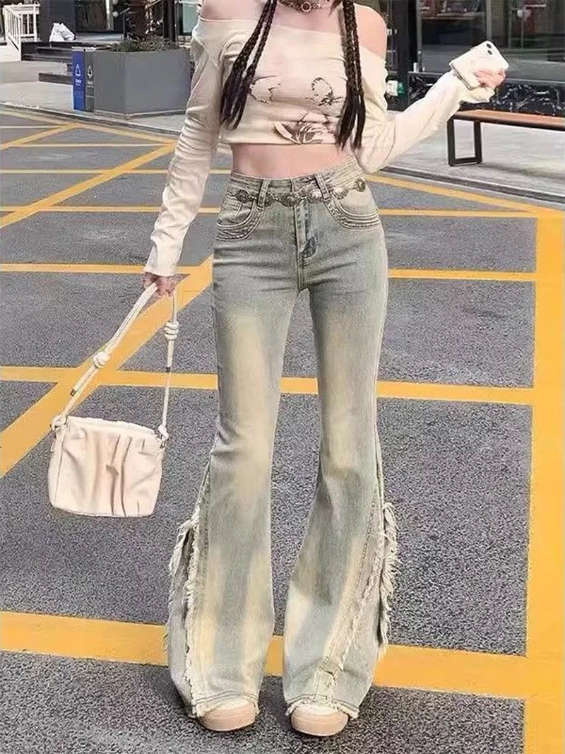 Women's Vintage 90s Wide Leg Jeans