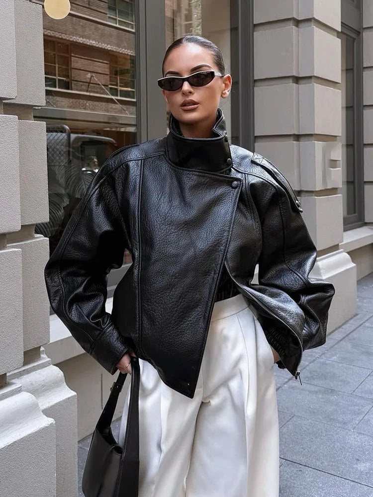 Women's Elegant Asymmetric Slim Jacket