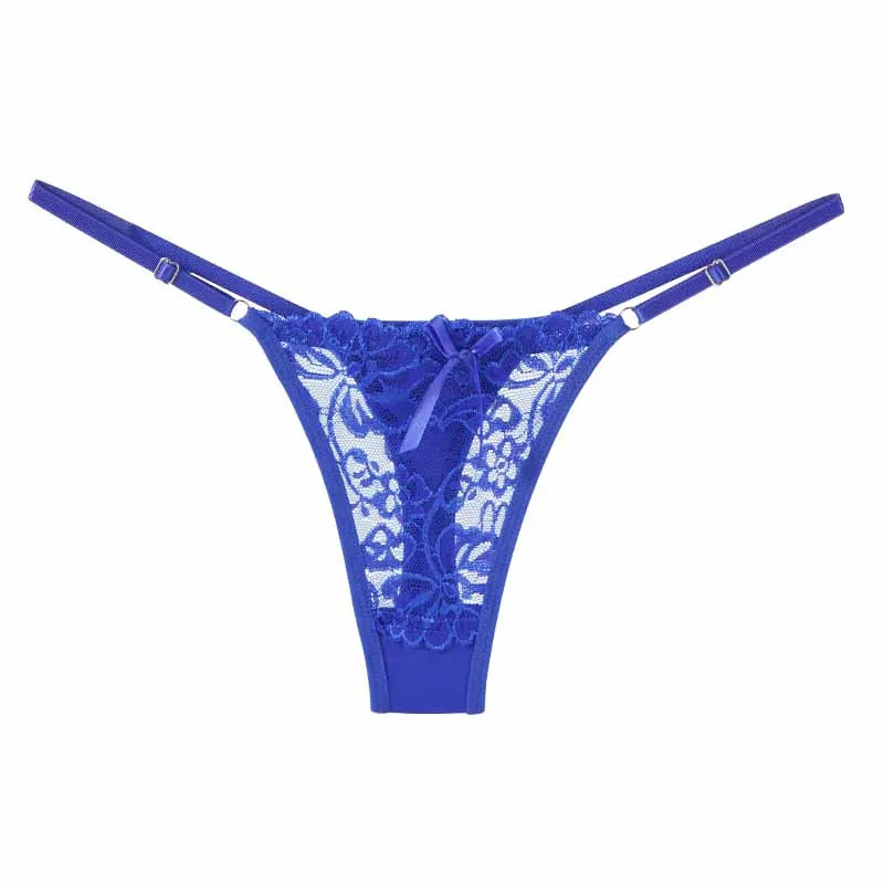 Women's Lace Adjustable Low-Rise Thong
