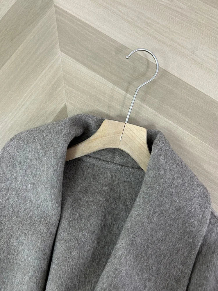 Tossy Fox Fur Wool Overcoat