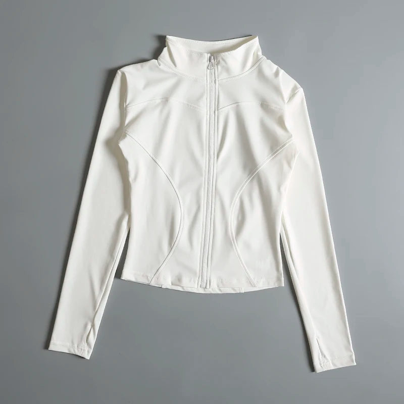 Slim Fit Quick Dry Sports Zip Jacket