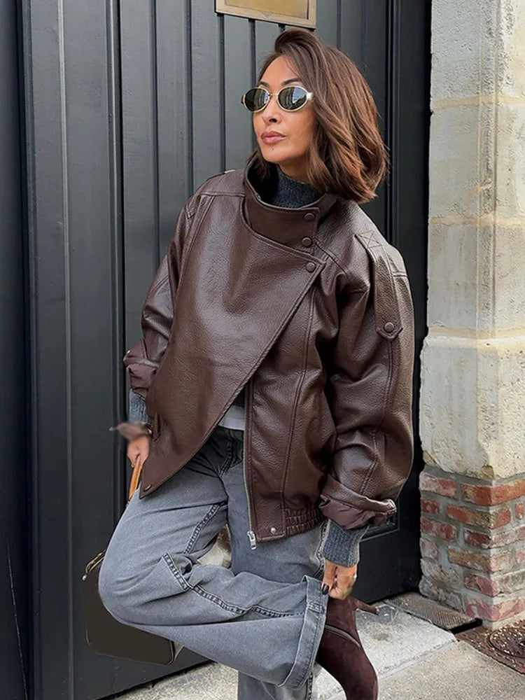 Women's Elegant Asymmetric Slim Jacket