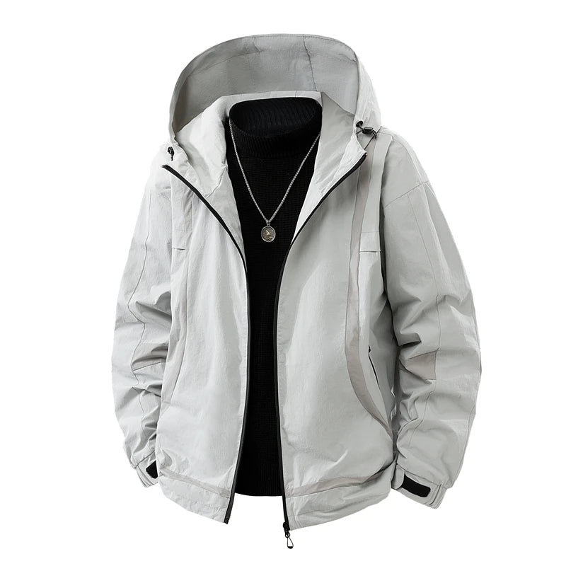 Women's Hooded Outdoor Windbreaker Jacket