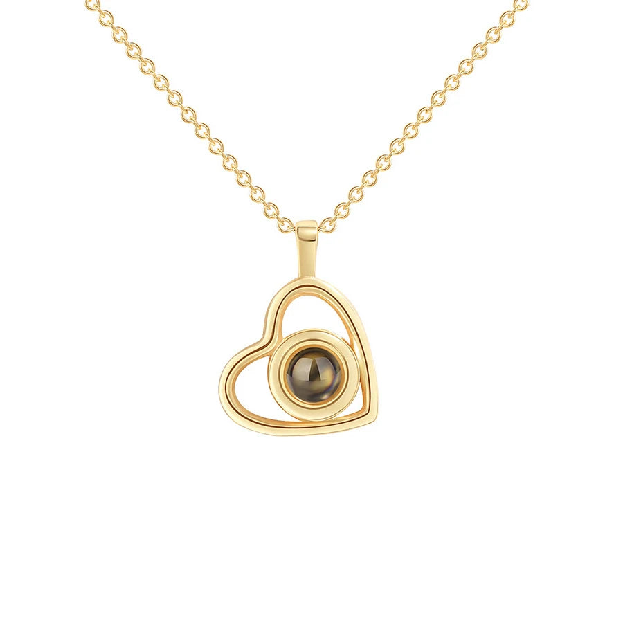 Custom Photo Projection Necklace