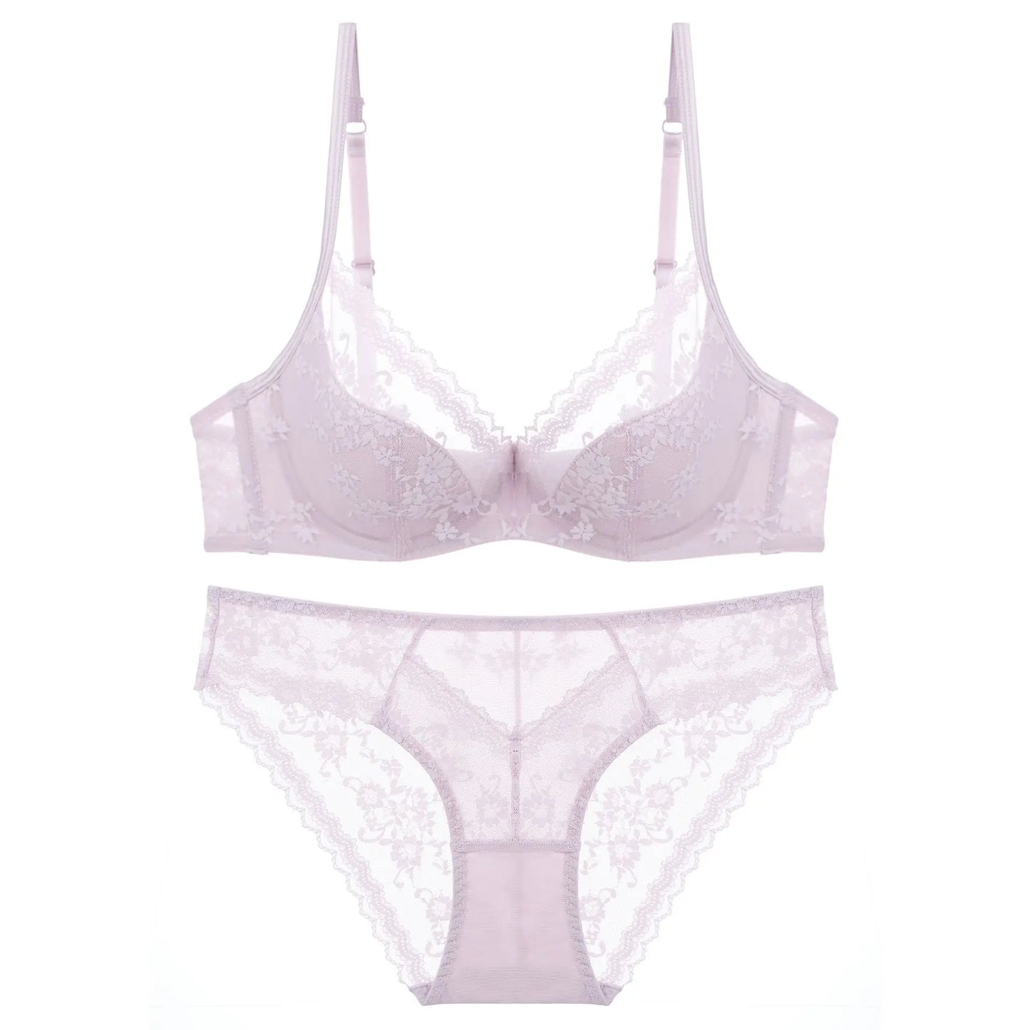 Women's Lace Embroidered Lingerie Set