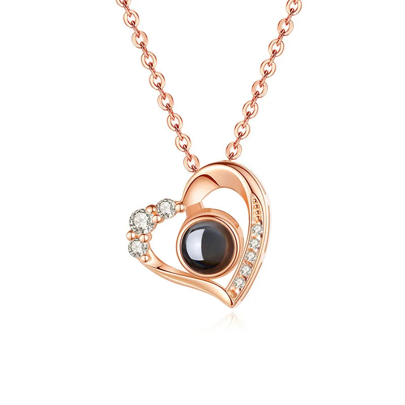 Custom Photo Projection Necklace