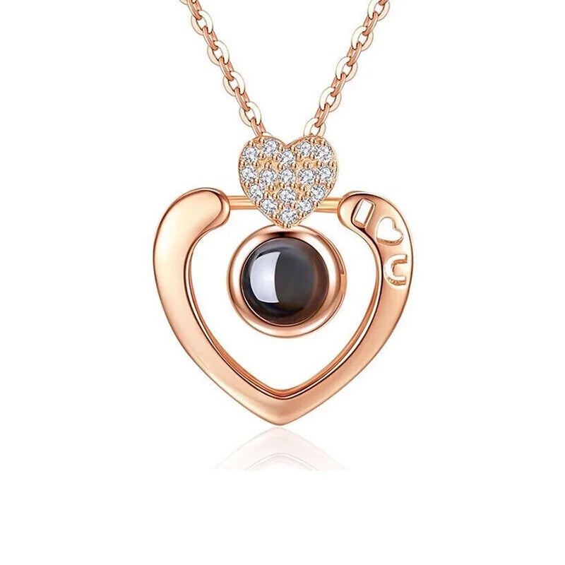 Custom Photo Projection Necklace