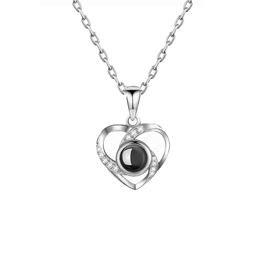 Custom Photo Projection Necklace