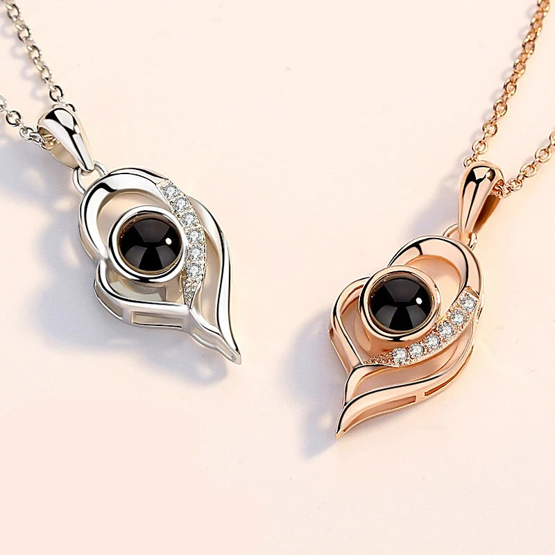 Custom Photo Projection Necklace