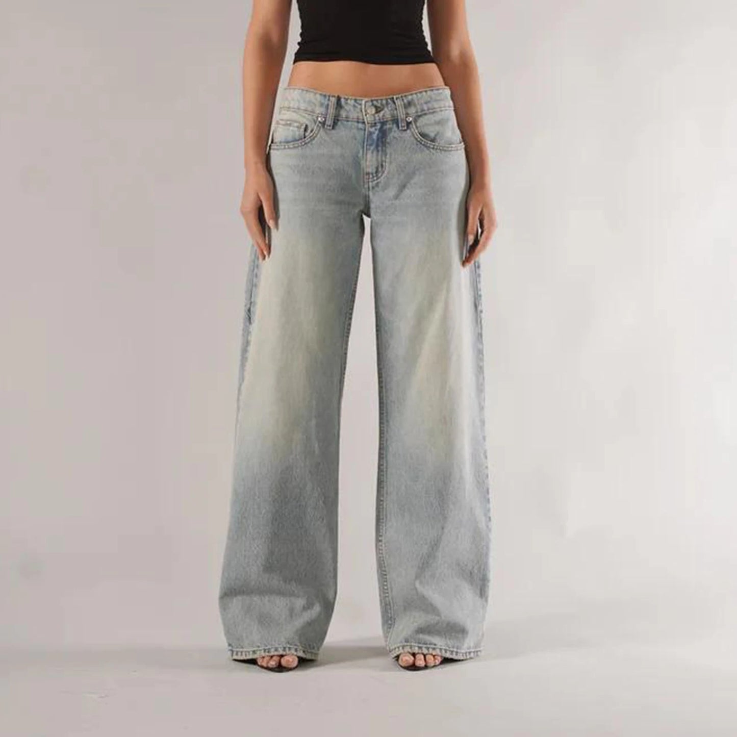 Women's Vintage Y2K Baggy Boyfriend Jeans
